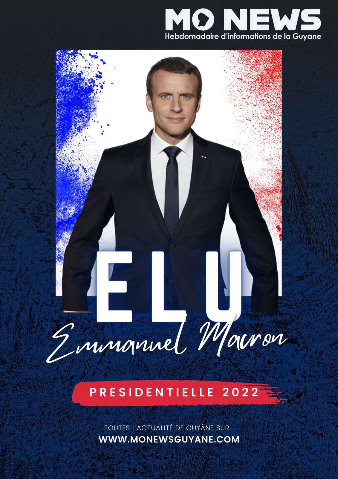 Emmanuel Macron est réélu pour son second mandat avec 58, 2 % des votes. Mais Marine Le Pen a été leader en Guyane ce dimanche.