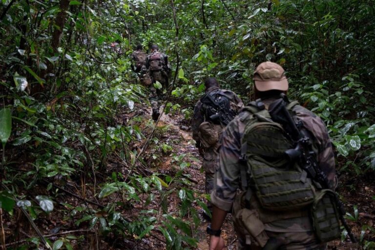 Orpaillage illégal : interception d'un convoi logistique. © Forces Armées en Guyane - Image d'illustration
